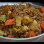 Lentil Hotpot Recipe  – Vegan Ginger & Vegetable stew casserole