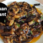 Szechuan Braised Eggplant Aubergine Recipe Spicy Sichuan with Nancy Vegan/Vegetarian (Polly Tran)