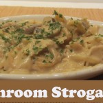 Vegan Mushroom Stroganoff Pasta Healthy Dinner Recipe
