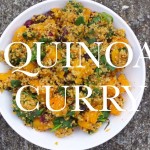 VEGAN QUINOA CURRY – super easy, 30min fat & gluten free recipe
