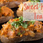 Vegan Sweet Potato & Caramelized Onion Toast | Birthday Recipe #sweettater